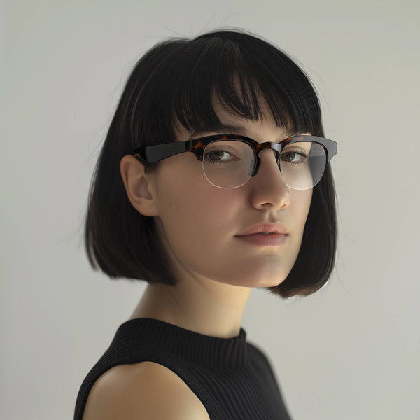 London Mole Courier Reading Glasses In Gloss Tortoiseshell