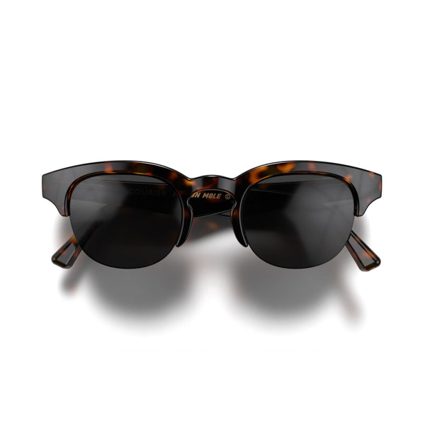 london mole Courier sunglasses in gloss tortoiseshell