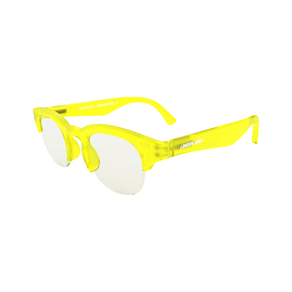 London Mole Courier Zero's In Rubberised Fluorescent Transparent Yellow