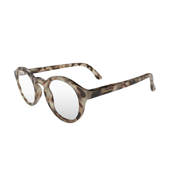 London Mole Graduate Blue Blocker Glasses In Gloss Pale Tortoiseshell