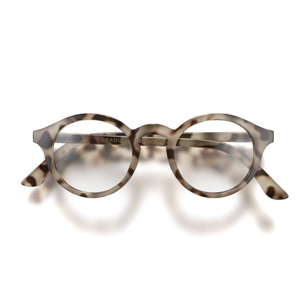 london mole Graduate blue blocker glasses in gloss pale tortoiseshell