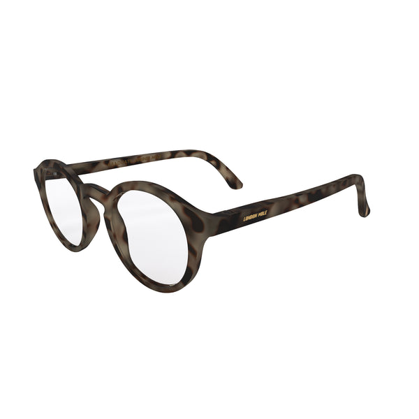 London Mole Graduate Blue Blocker Glasses In Matt Pale Tortoiseshell