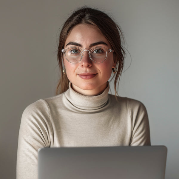 London Mole Graduate Reading Glasses In Transparent