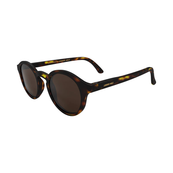 London Mole Graduate Sunglasses In Matt Tortoiseshell
