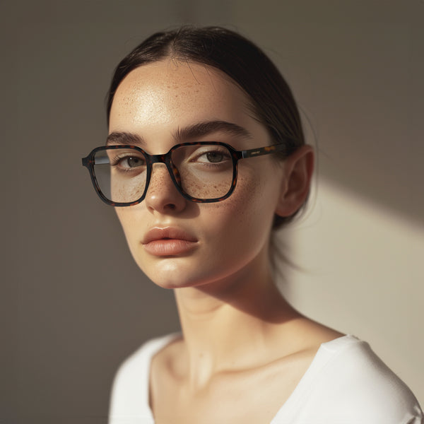 London Mole Hollywood Reading Glasses In Gloss Tortoiseshell