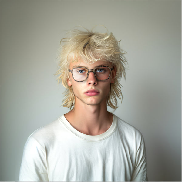 London Mole Hollywood Reading Glasses In Matt Pale Tortoiseshell