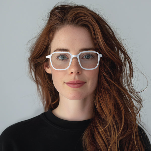 London Mole Hollywood Reading Glasses In Matt White