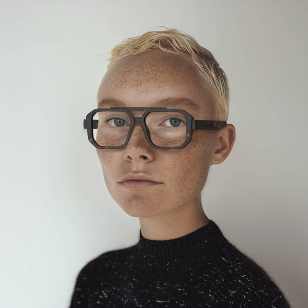 London Mole Huntsville Reading Glasses In Rubberised Tortoiseshell