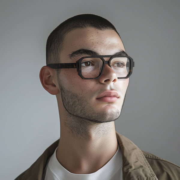 London Mole Huntsville Reading Glasses In Rubberised Tortoiseshell