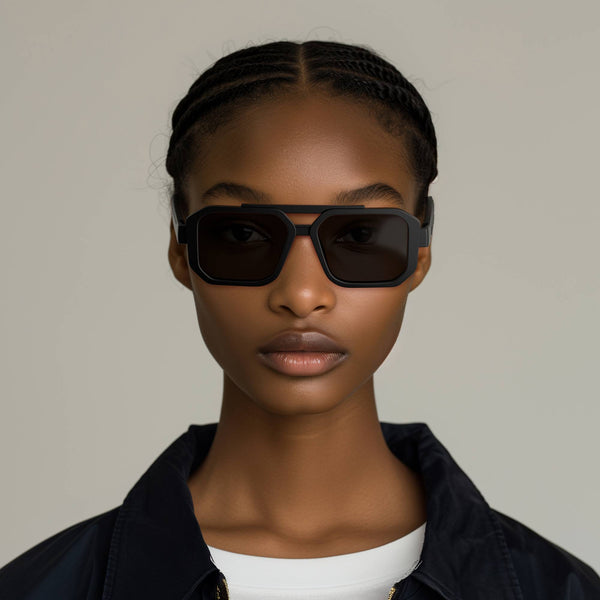 London Mole Huntsville Sunglasses In Rubberised Black
