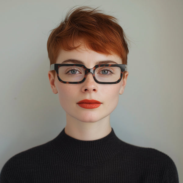 London Mole Icy Reading Glasses In Gloss Tortoiseshell