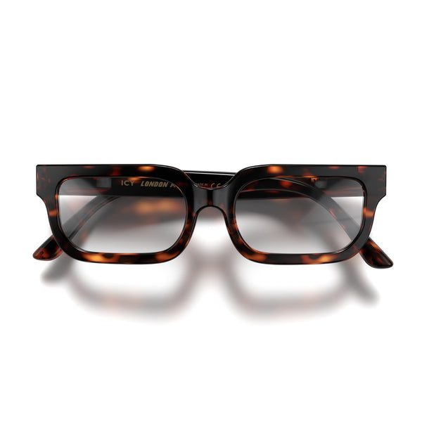 london mole Icy reading glasses in gloss tortoiseshell