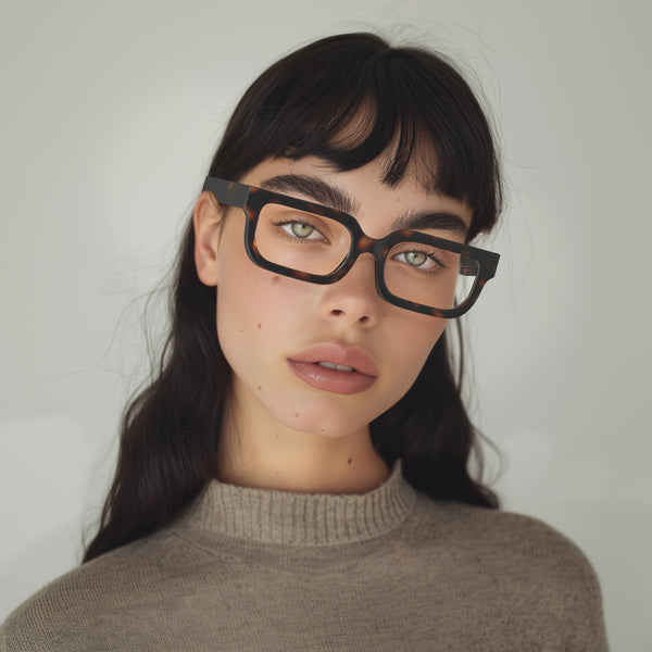 London Mole Icy Reading Glasses In Matt Tortoiseshell