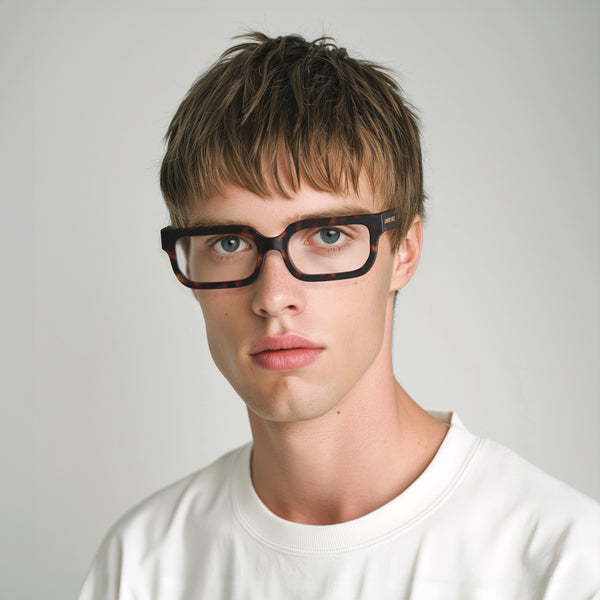 London Mole Icy Reading Glasses In Matt Tortoiseshell