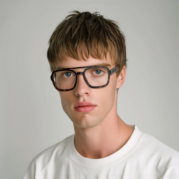 London Mole Kennedy Reading Glasses In Gloss Tortoiseshell