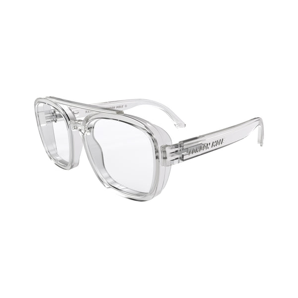 London Mole Kennedy Reading Glasses In Gloss Transparent