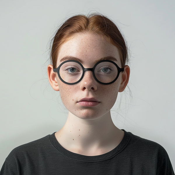 London Mole Artist Reading Glasses In Matt Black