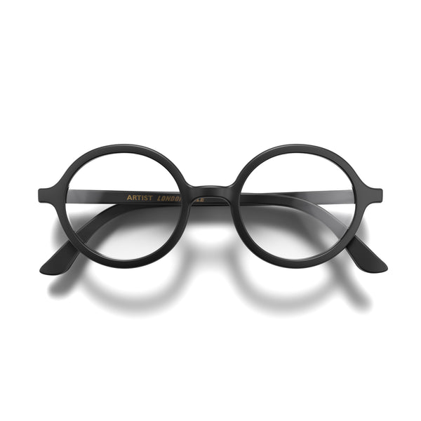 london mole Artist reading glasses in matt black
