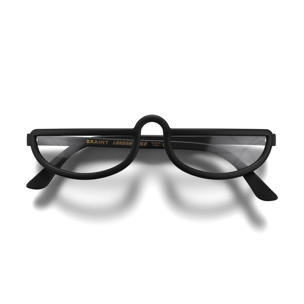 london mole Brainy reading glasses in matt black