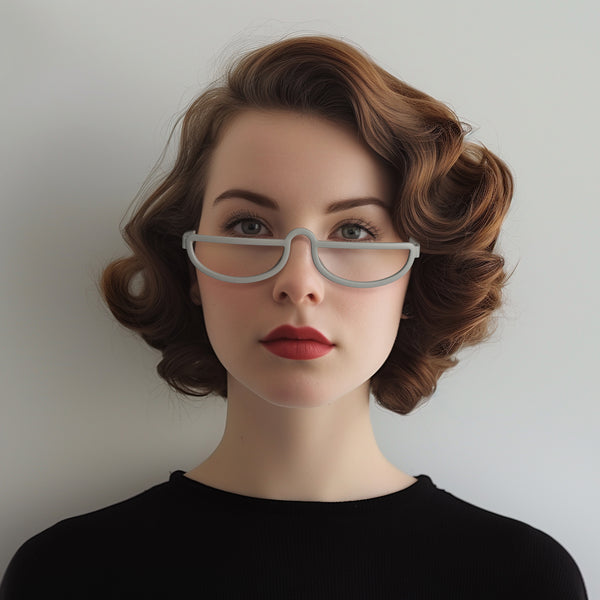 London Mole Brainy Reading Glasses In Matt Grey