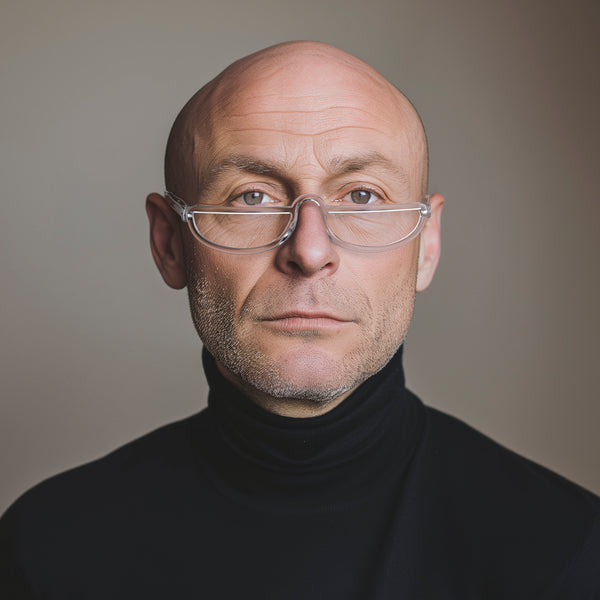 London Mole Brainy Reading Glasses In Transparent