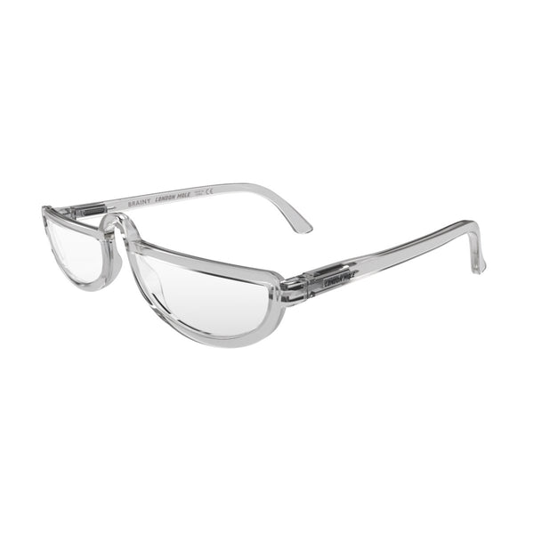 London Mole Brainy Reading Glasses In Transparent