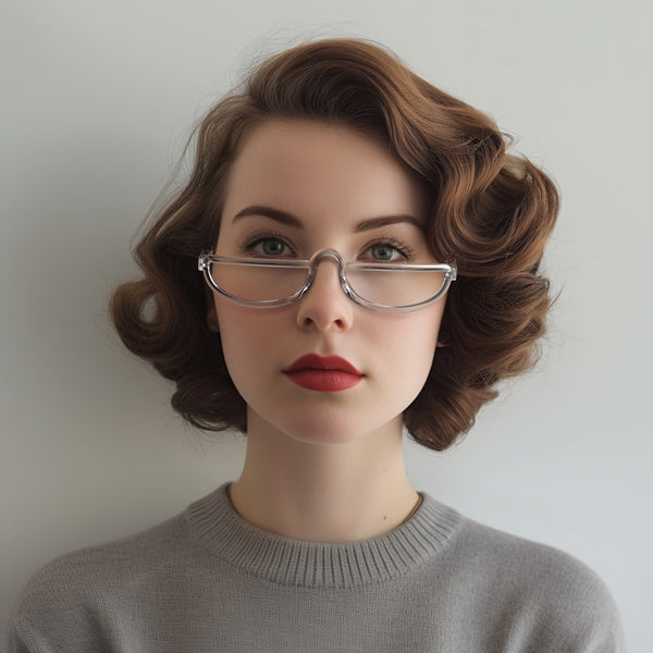 London Mole Brainy Reading Glasses In Transparent