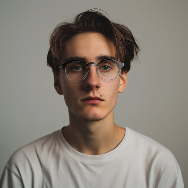 London Mole Graduate Reading Glasses In Black Fade