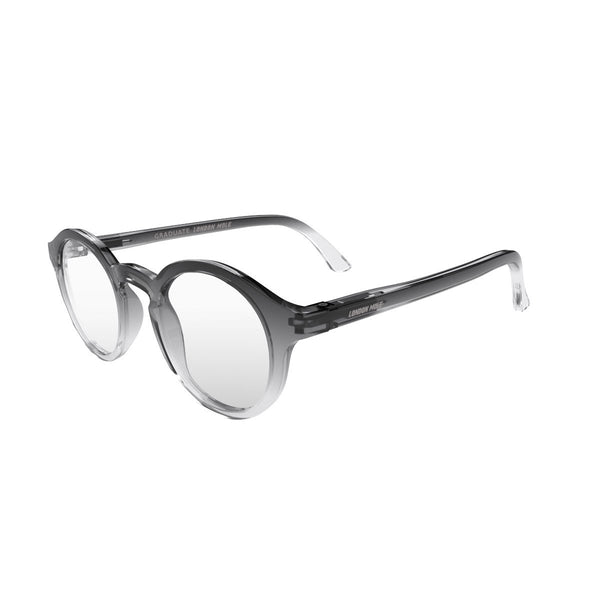 London Mole Graduate Reading Glasses In Black Fade