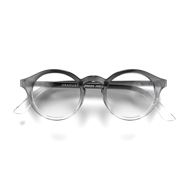 london mole Graduate reading glasses in black fade
