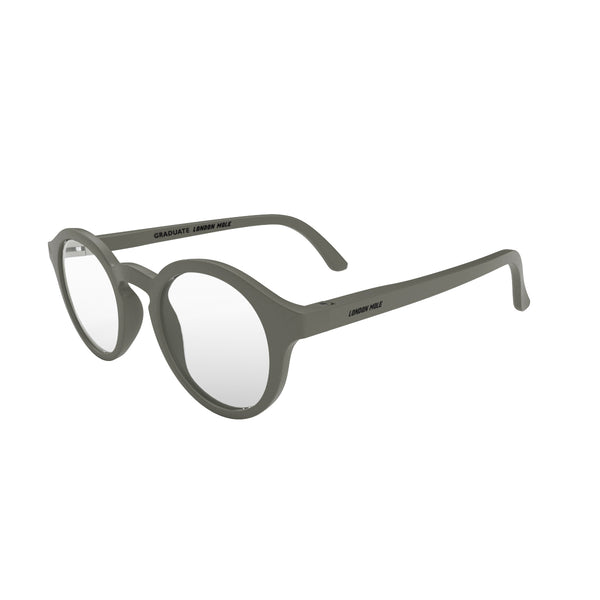 London Mole Graduate Reading Glasses In Matt Grey