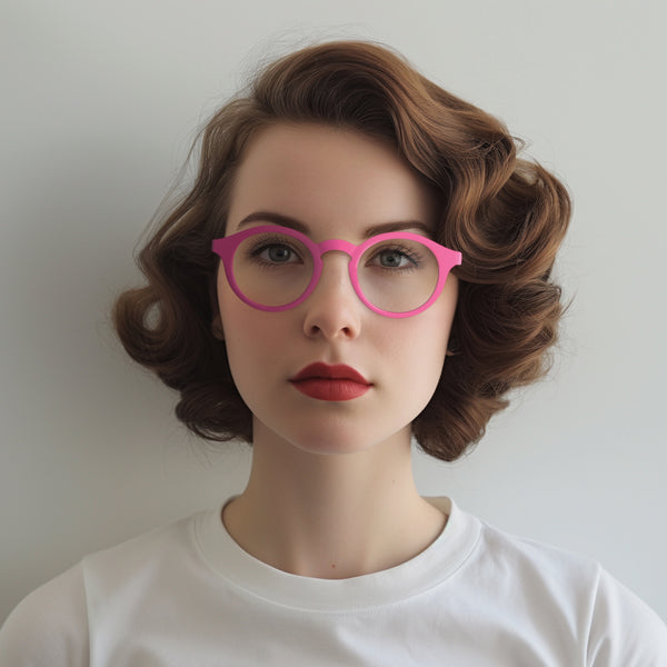 London Mole Graduate Reading Glasses In Matt Pink