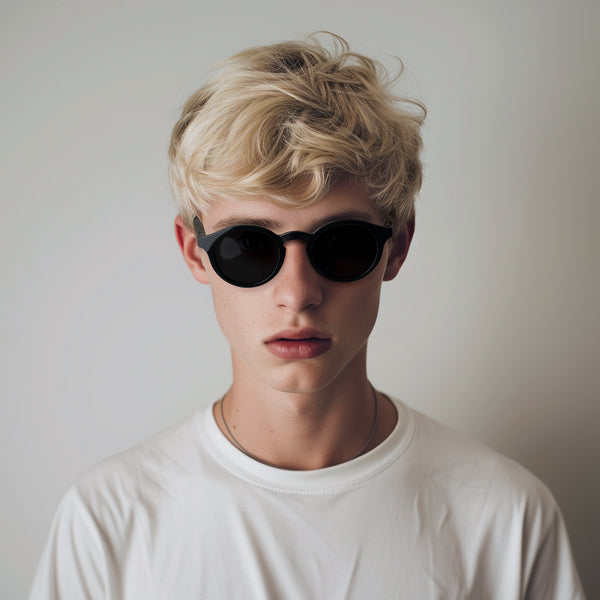 London Mole Graduate Sunglasses In Gloss Black