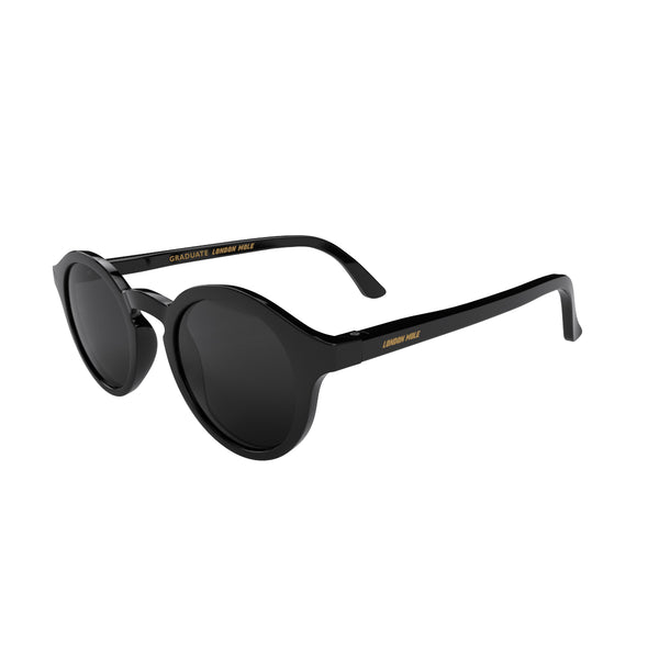 London Mole Graduate Sunglasses In Gloss Black