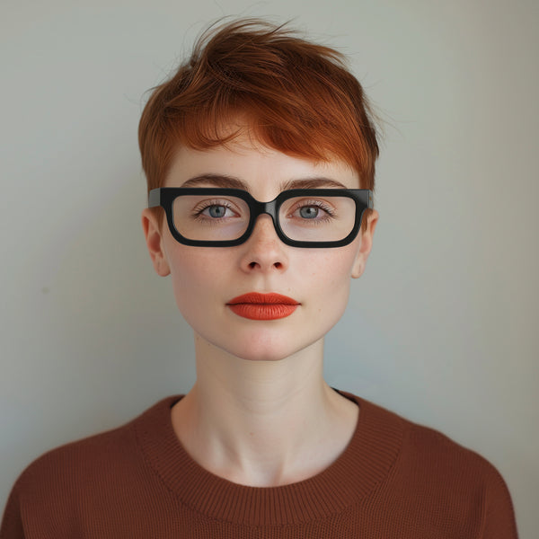 London Mole Icy Reading Glasses In Gloss Black