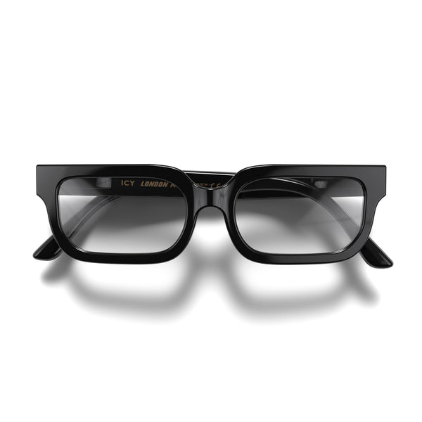 london mole Icy reading glasses in gloss black
