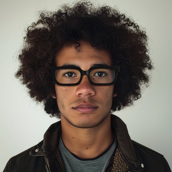 London Mole Icy Reading Glasses In Matt Black