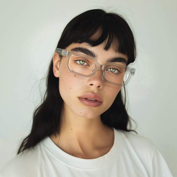 London Mole Icy Reading Glasses In Transparent