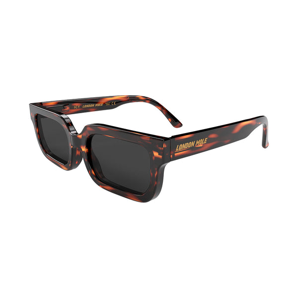 London Mole Icy Sunglasses In Gloss Tortoiseshell