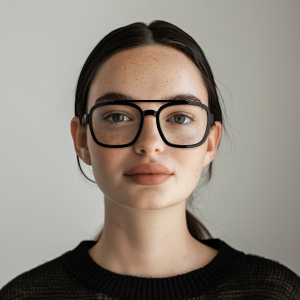 London Mole Kennedy Reading Glasses In Gloss Black