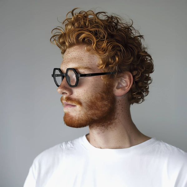 London Mole Malibu Reading Glasses In Gloss Black