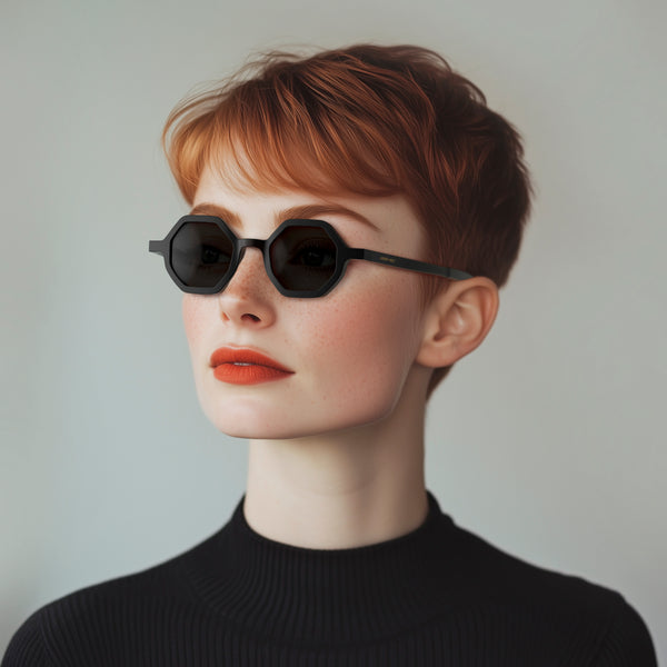 London Mole Malibu Sunglasses In Rubberised Black