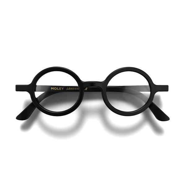 london mole Moley reading glasses in matt black