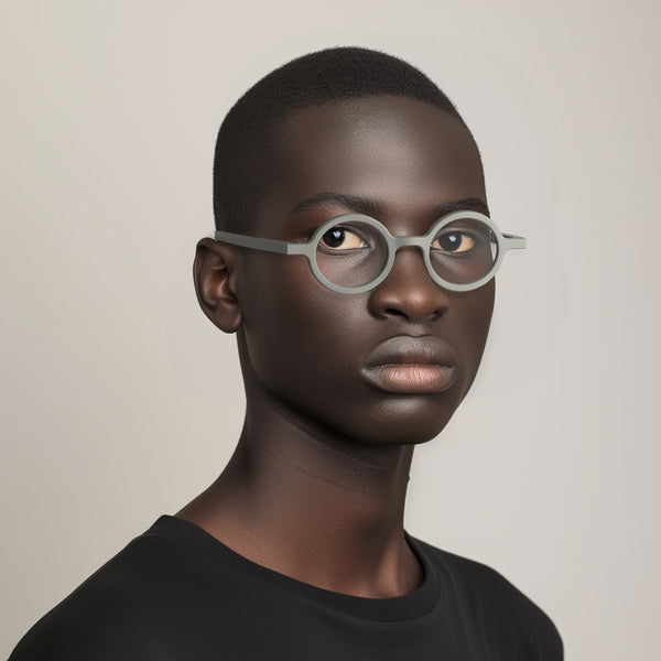 London Mole Moley Reading Glasses In Matt Grey