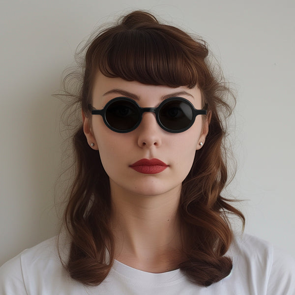 London Mole Moley Sunglasses In Gloss Black