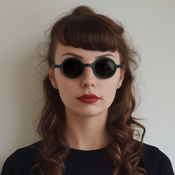 London Mole Moley Sunglasses In Matt Black