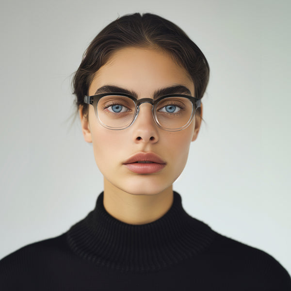 London Mole Monalux Reading Glasses In Black Fade