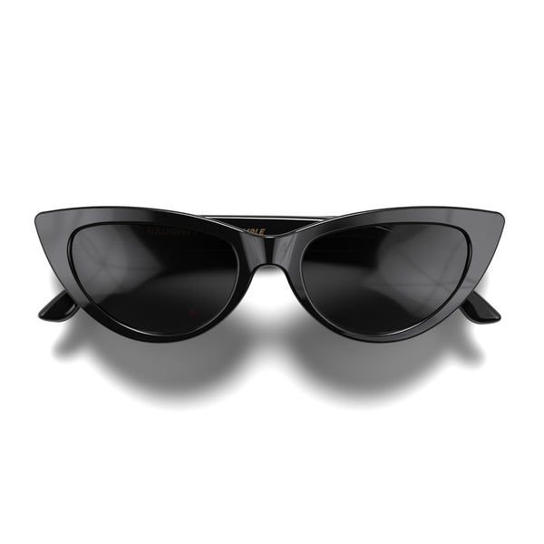 london mole Naughty sunglasses in gloss black