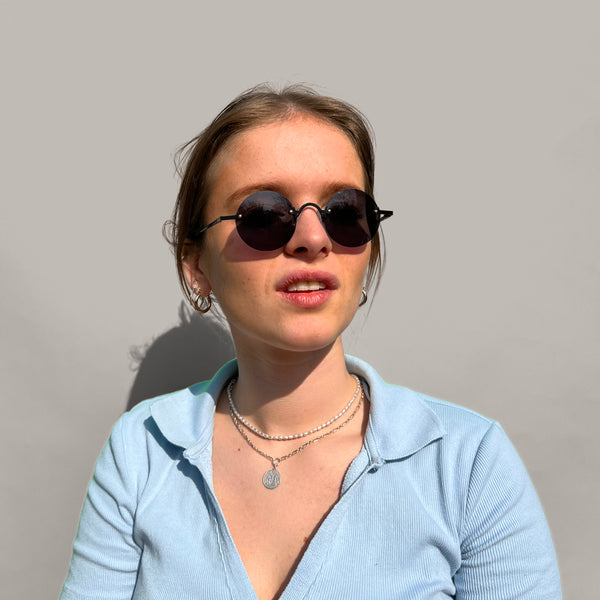 London Mole Scientist Sunglasses In Matt Black