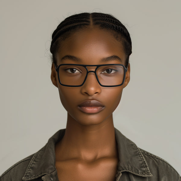 London Mole Spy Reading Glasses In Gloss Black